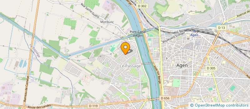 localisation de l'entreprise MONSIEUR MAXIME FERRAND  LE PASSAGE