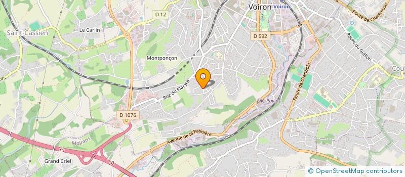 localisation de l'entreprise MONSIEUR MAXIME FERRARO à VOIRON