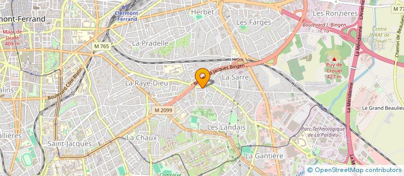 localisation de l'entreprise MONSIEUR MAXIME FERREIRA  CLERMONT-FERRAND