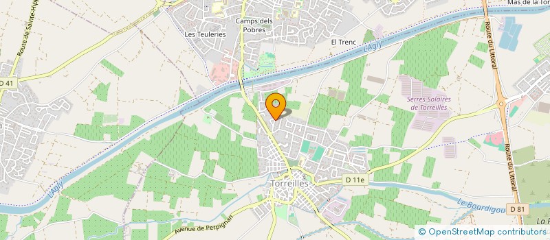 localisation de l'entreprise MONSIEUR MAXIME FERRER  TORREILLES