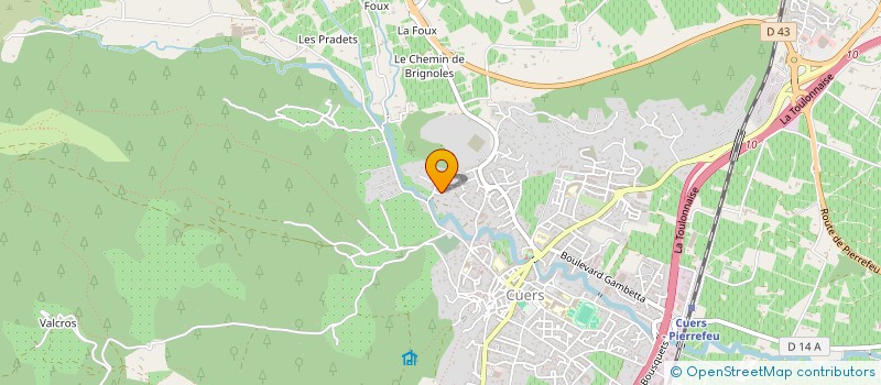 localisation de l'entreprise MONSIEUR MAXIME FERRI  CUERS