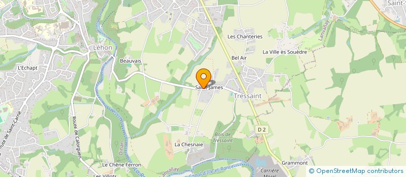 localisation de l'entreprise MONSIEUR MAXIME FESSEAU  LANVALLAY