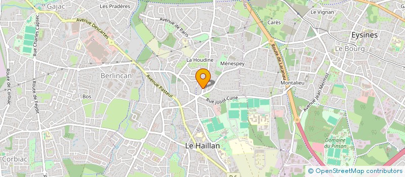 localisation de l'entreprise MONSIEUR MAXIME FEUGAS à LE HAILLAN