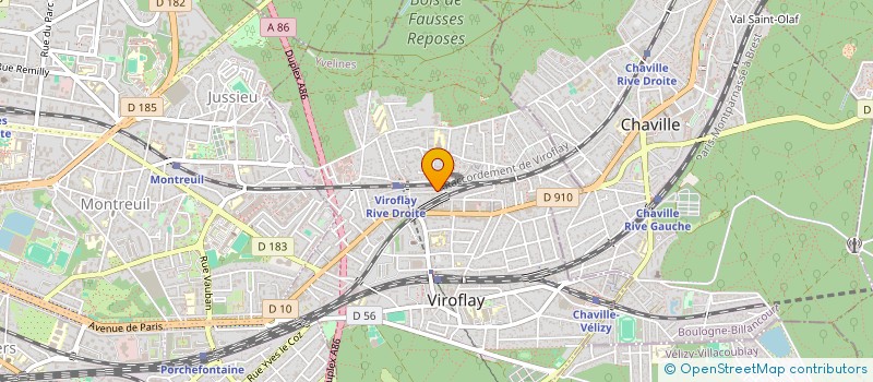 localisation de l'entreprise MONSIEUR MAXIME FICHELLE  VIROFLAY