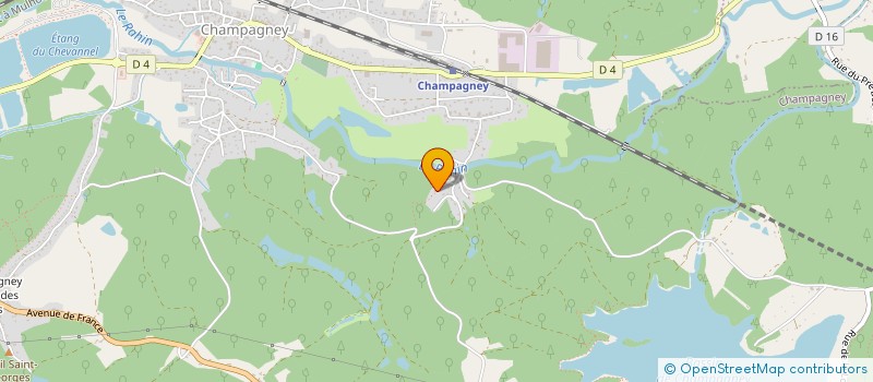 localisation de l'entreprise MONSIEUR MAXIME FIEROBE  CHAMPAGNEY