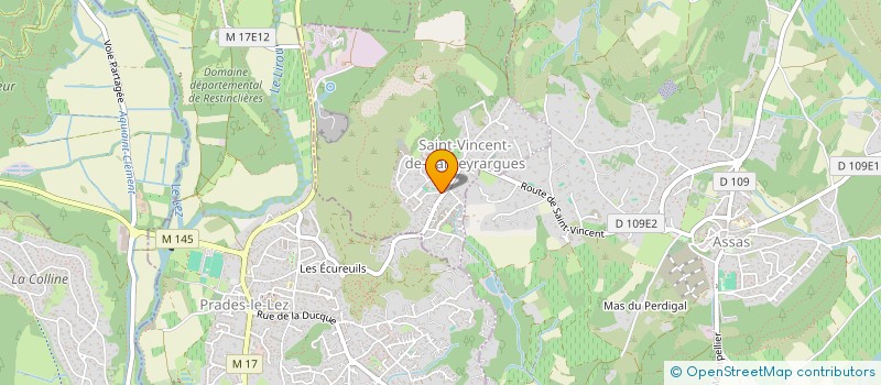 localisation de l'entreprise MONSIEUR MAXIME FILIPPI  SAINT-VINCENT-DE-BARBEYRARGUES