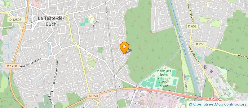 localisation de l'entreprise MONSIEUR MAXIME FILLEAU  LA TESTE-DE-BUCH