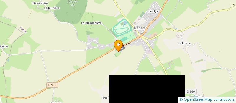 localisation de l'entreprise MONSIEUR MAXIME FILLION à RANES