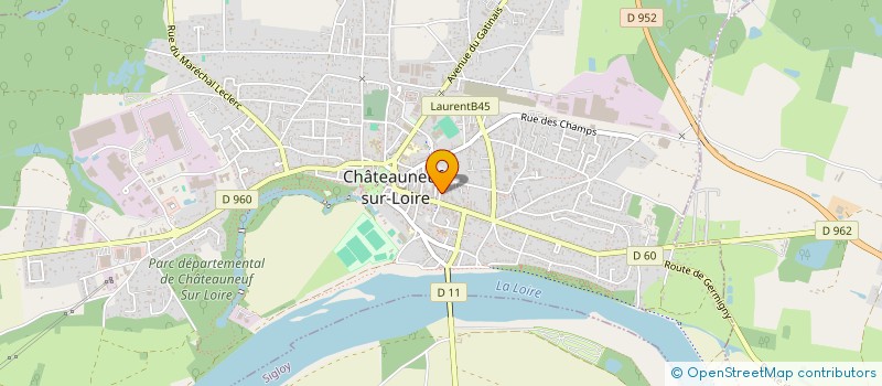 localisation de l'entreprise MONSIEUR MAXIME FILLON à CHATEAUNEUF-SUR-LOIRE