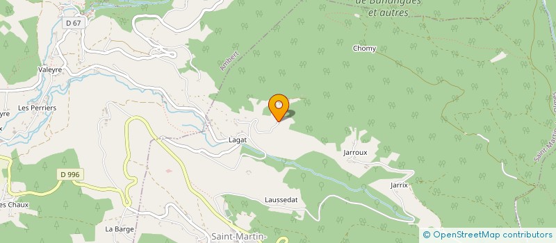 localisation de l'entreprise MONSIEUR MAXIME FLEURANCE  SAINT-MARTIN-DES-OLMES