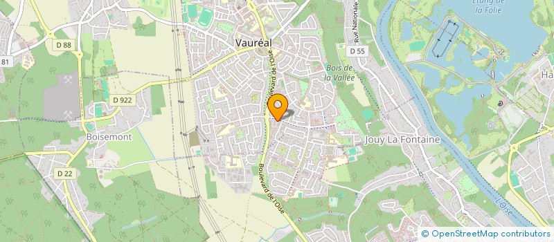 localisation de l'entreprise MONSIEUR MAXIME FLEURIT  VAUREAL