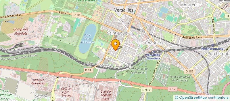 localisation de l'entreprise MONSIEUR MAXIME FONTAINE à VERSAILLES