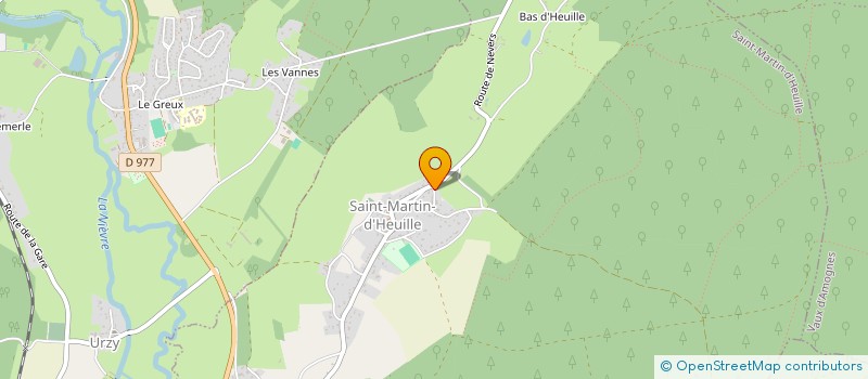 localisation de l'entreprise MONSIEUR MAXIME FONTAINE  SAINT-MARTIN-D'HEUILLE