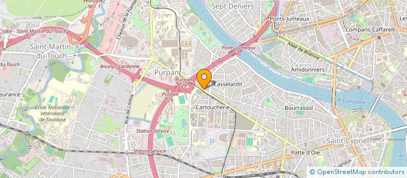 localisation de l'entreprise MONSIEUR MAXIME FONTE  TOULOUSE