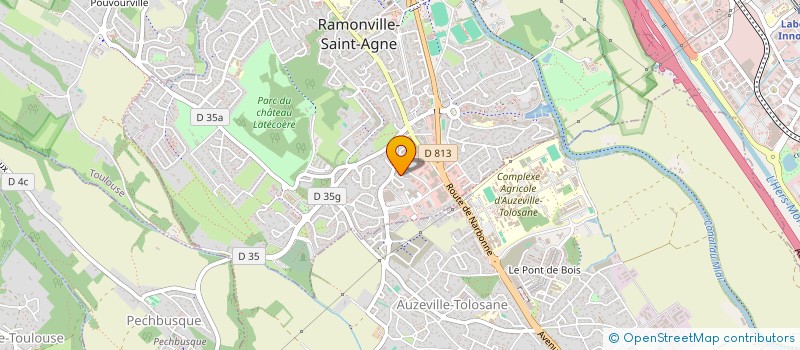 localisation de l'entreprise MONSIEUR MAXIME FORESTIER-CAZOR  RAMONVILLE-SAINT-AGNE