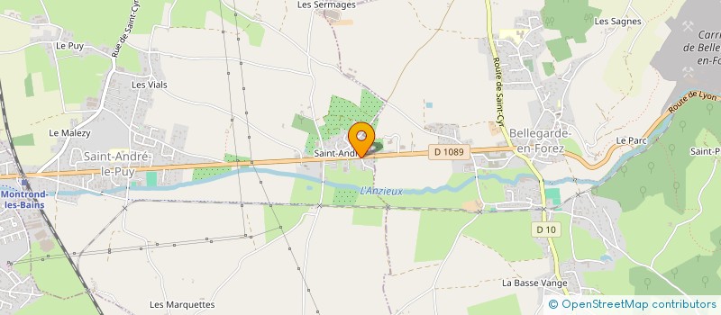 localisation de l'entreprise MONSIEUR MAXIME FORTECOEFFE  SAINT-ANDRE-LE-PUY