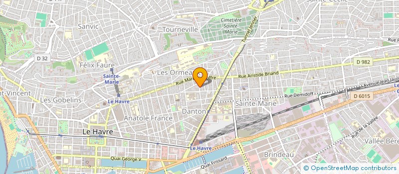 localisation de l'entreprise MONSIEUR MAXIME FORTIN  LE HAVRE