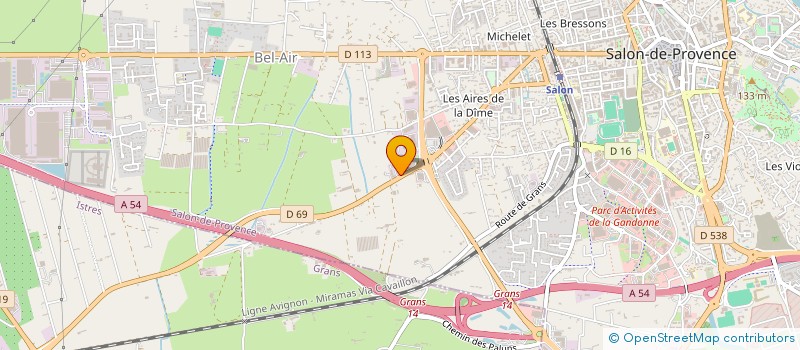 localisation de l'entreprise MONSIEUR MAXIME FOSSAT  SALON-DE-PROVENCE