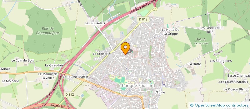 localisation de l'entreprise MONSIEUR MAXIME FOUCHARD  SAINT-GREGOIRE