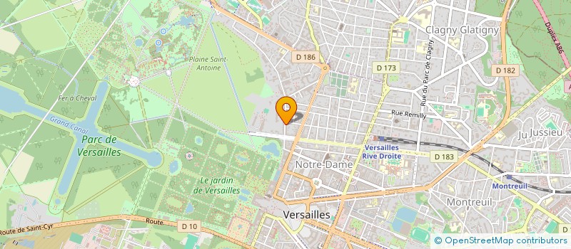 localisation de l'entreprise MONSIEUR MAXIME FOUCHER à VERSAILLES