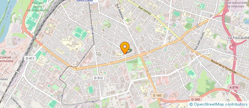 localisation de l'entreprise MONSIEUR MAXIME FOUILLET à ANGERS
