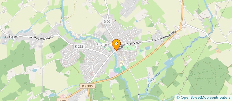 localisation de l'entreprise MONSIEUR MAXIME FOULON  SAVIGNE-L'EVEQUE