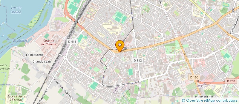 localisation de l'entreprise MONSIEUR MAXIME FOUQUE à ANGERS