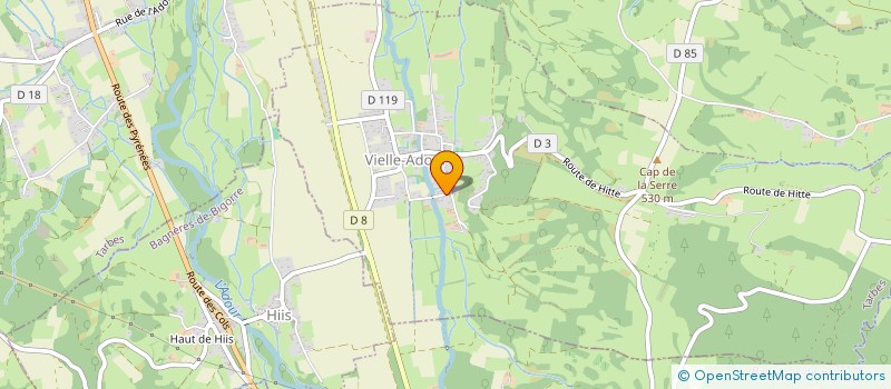 localisation de l'entreprise MONSIEUR MAXIME FOURCADE  VIELLE-ADOUR