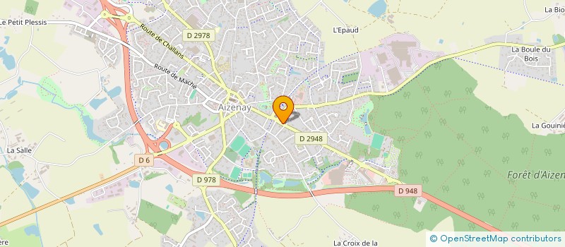 localisation de l'entreprise MONSIEUR MAXIME FOURNIER  AIZENAY