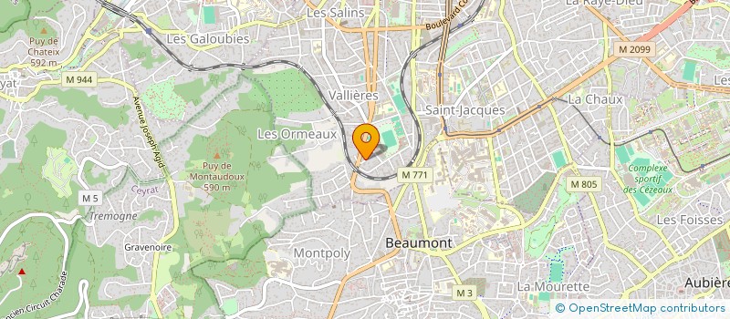 localisation de l'entreprise MONSIEUR MAXIME FRAISSE  CLERMONT-FERRAND