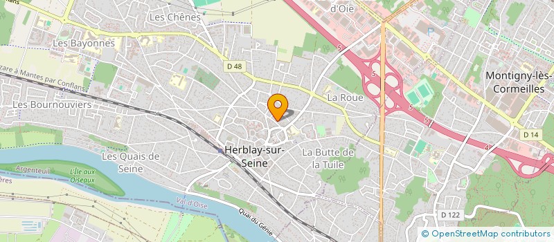 localisation de l'entreprise MONSIEUR MAXIME FRANC  HERBLAY-SUR-SEINE