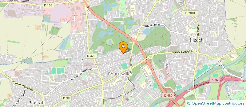 localisation de l'entreprise MONSIEUR MAXIME FRANCOIS  KINGERSHEIM