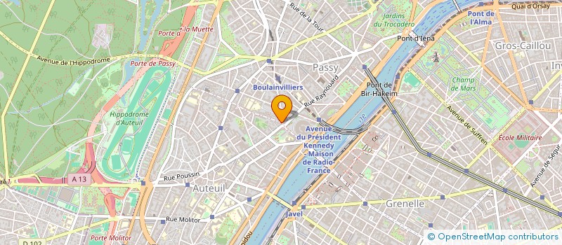 localisation de l'entreprise MONSIEUR MAXIME FRANIATTE  PARIS