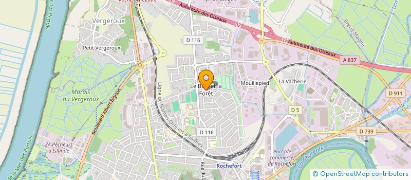 localisation de l'entreprise MONSIEUR MAXIME FRANUSIAK  ROCHEFORT