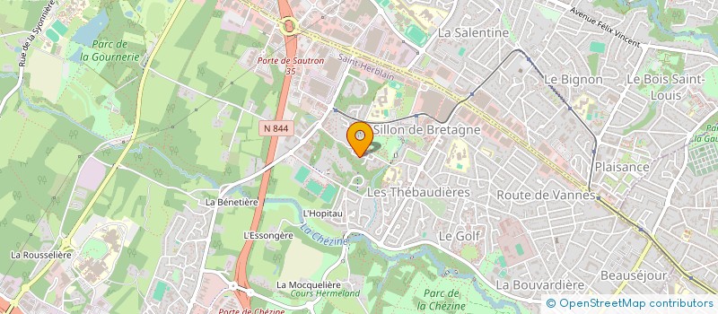 localisation de l'entreprise MONSIEUR MAXIME FRAPSAUCE  SAINT-HERBLAIN