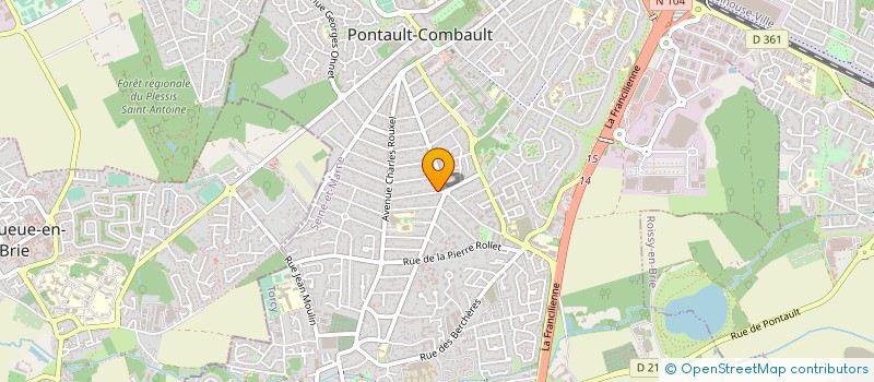 localisation de l'entreprise MONSIEUR MAXIME FREGY à PONTAULT-COMBAULT