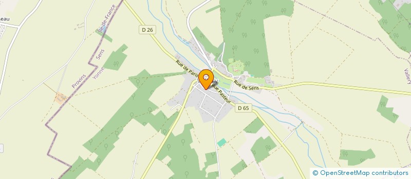 localisation de l'entreprise MONSIEUR MAXIME FRESNEAU  VALLERY