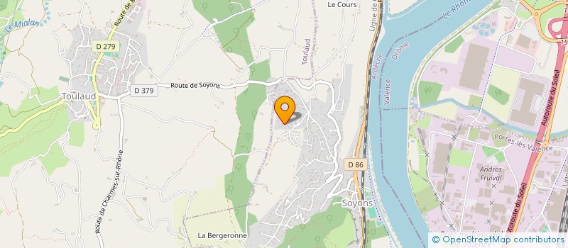 localisation de l'entreprise MONSIEUR MAXIME FRESNO  SOYONS