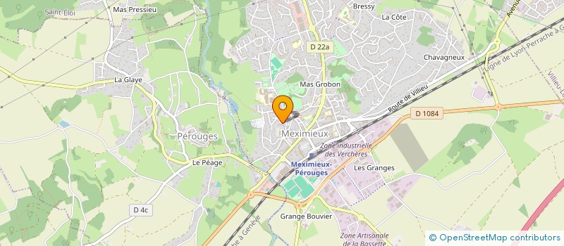 localisation de l'entreprise MONSIEUR MAXIME FREY à MEXIMIEUX