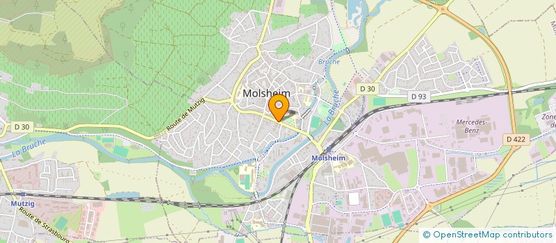 localisation de l'entreprise MONSIEUR MAXIME FRITZ à MOLSHEIM