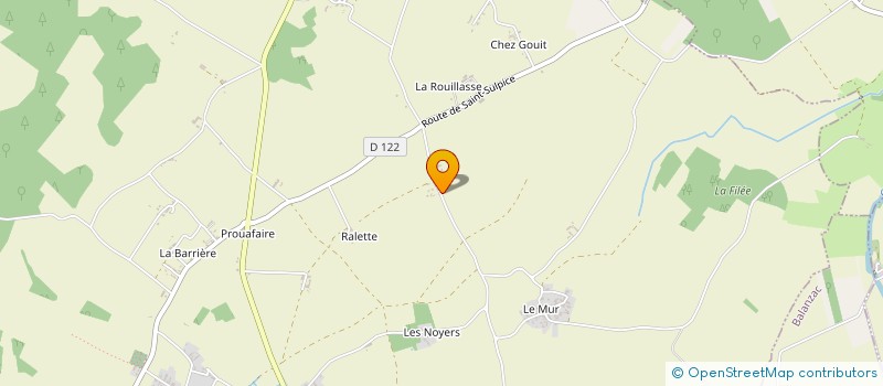 localisation de l'entreprise MONSIEUR MAXIME FROMENT  SAINTE-GEMME