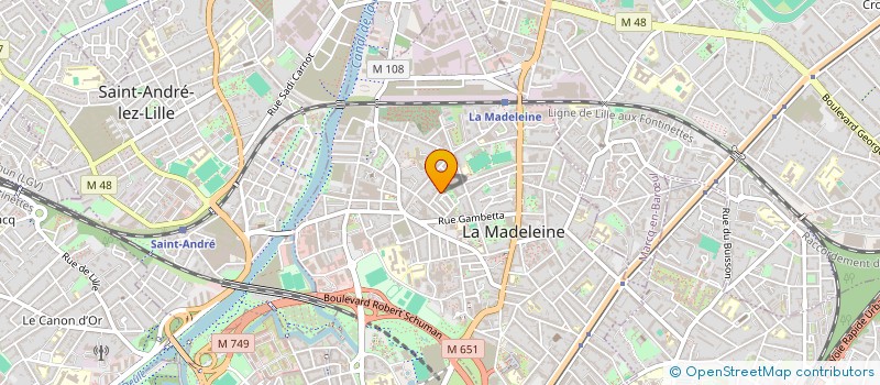 localisation de l'entreprise MONSIEUR MAXIME FROSSARD à LA MADELEINE