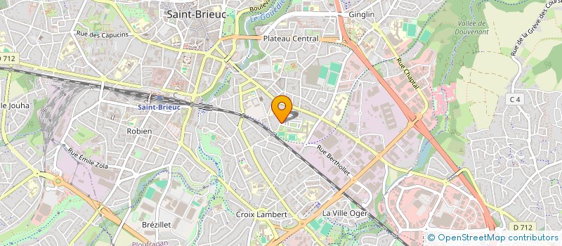 localisation de l'entreprise MONSIEUR MAXIME GAC à SAINT-BRIEUC