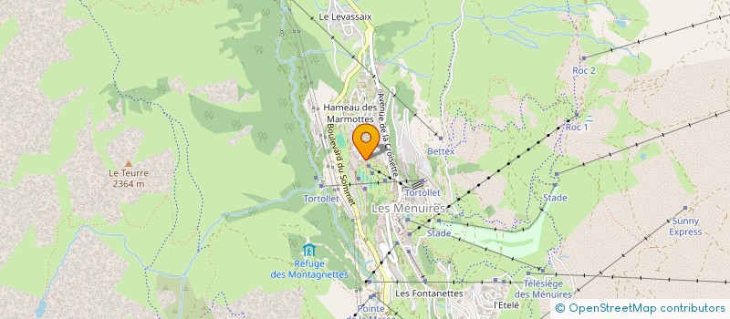 localisation de l'entreprise MONSIEUR MAXIME GACHET  LES BELLEVILLE