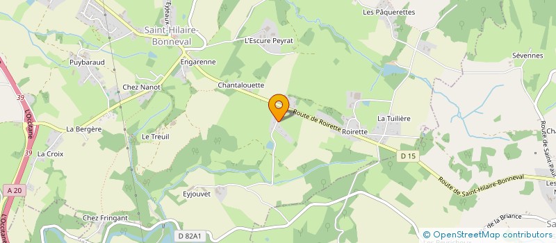 localisation de l'entreprise MONSIEUR MAXIME GAGNON à SAINT-HILAIRE-BONNEVAL