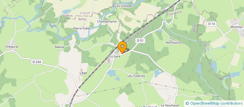 localisation de l'entreprise MONSIEUR MAXIME GAILLARDIN  FROMENTAL