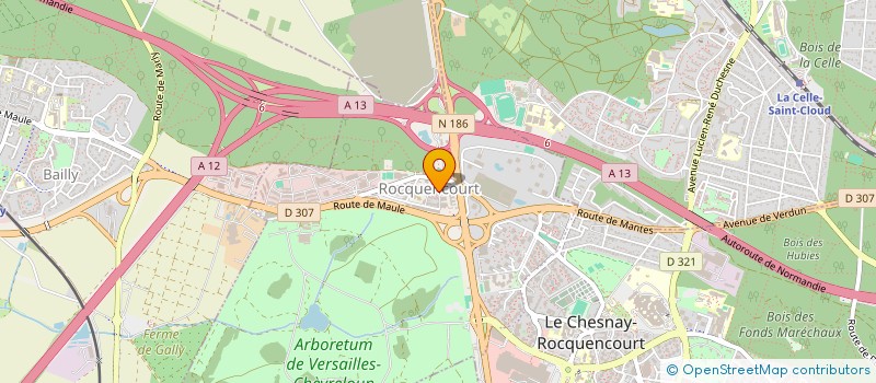 localisation de l'entreprise MONSIEUR MAXIME GAILLET  LE CHESNAY-ROCQUENCOURT