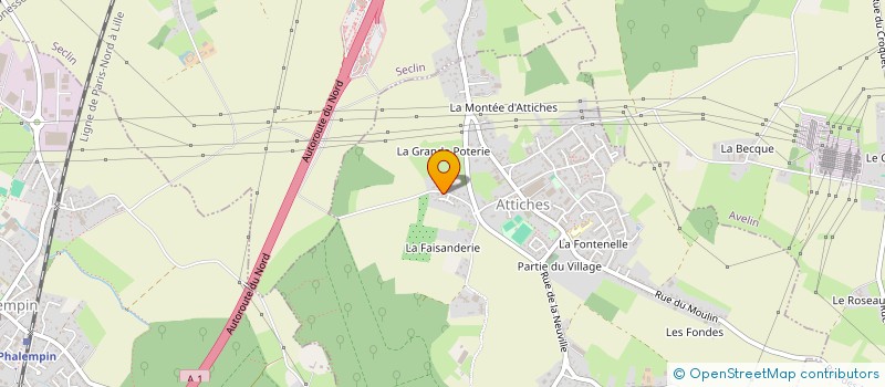 localisation de l'entreprise MONSIEUR MAXIME GAIOTTO  ATTICHES