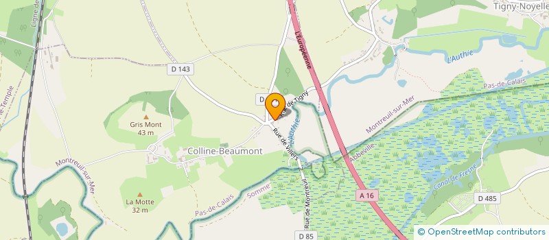 localisation de l'entreprise MONSIEUR MAXIME GALLET  COLLINE-BEAUMONT