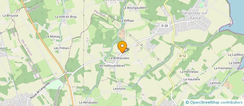 localisation de l'entreprise MONSIEUR MAXIME GALLON à LANGROLAY-SUR-RANCE